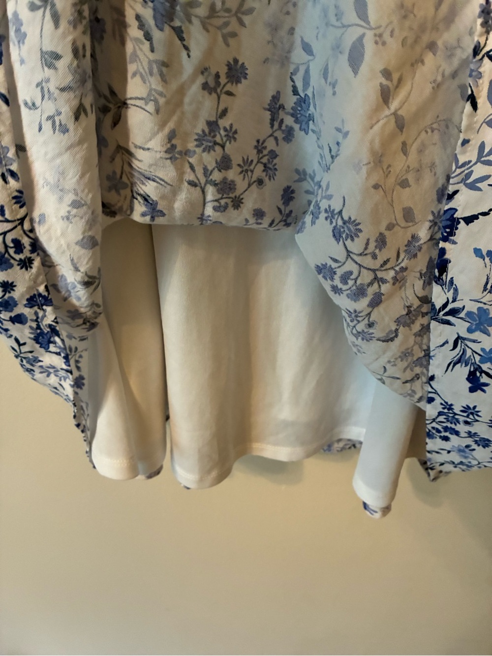 Mi Ami Ditsy Floral Mini Dress Ruffle Flutter Coquette Cottage Peasant Fairy S - Picture 6 of 13